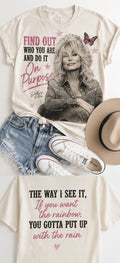 Dolly-Inspired “Find Out Who You Are & Do It On Purpose” Tee